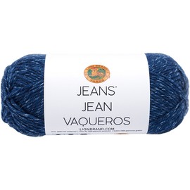 Lion Brand Yarn 505-110 Jeans Yarn, Classic