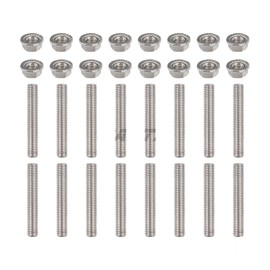 Replacement Parts for M8x1.25x50mm Stainless Steel Bolt Exhaust Manifold Header Stud Kit for Ford F150 Mod-GS95-11498