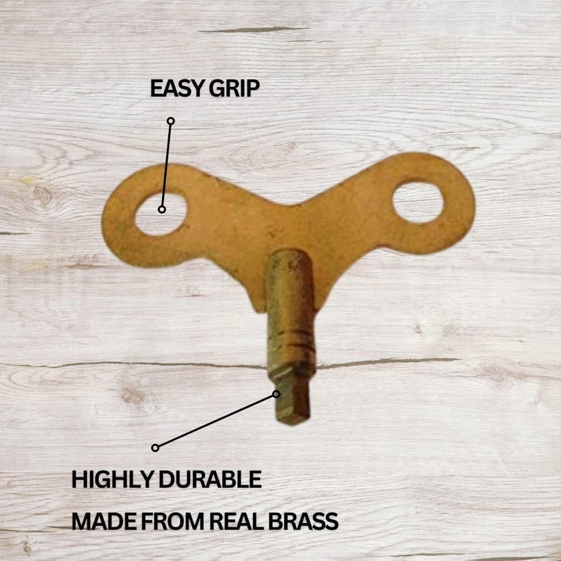 18 Piece Clock Winding Key Set - Original Brass, Odd/Even