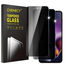 CHRINECY 2 Pack Privacy Screen Protector for Motorola Moto G stylus 5G 2024, 9H Hardness Tempered Glass Film, Anti-Scratch, Premium HD Clarity, Easy Installation