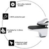 Glass Shelf Bracket, Duckbill Clip Shelf Bracket, 4PCS Adjustable Wood/Glass