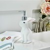 SKL Home Easter Bunny Soap Dispenser, White