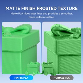 JAYO Matte PLA 3D Printer Filament Oak, PLA Matte Filament 1.75mm, Dimensional Accuracy +/- 0.02mm, 1.1kg Spool (2.4lbs)