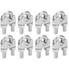 8pcs 3/8 Inch M10 Stainless Steel Wire Rope Cable Clip