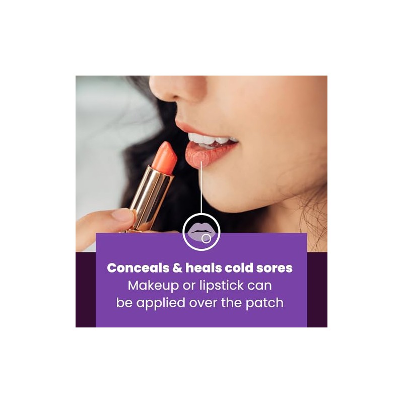 Mederma Parche curativo discreto para dolor labial (15 unidades)