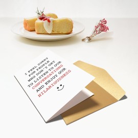 Funny Friendship Card for Friend Soulmate, Birthday Card for Friend Sister Brother, Just Because Cards, Thinking of You Cards, Feel Sorry for People Who Don't Get to Listen to Our Conversations