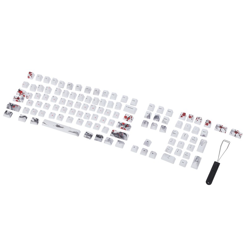 Keycaps PBT 5Sided Sublimation 110 Keys Keyboard Caps for Mechanical