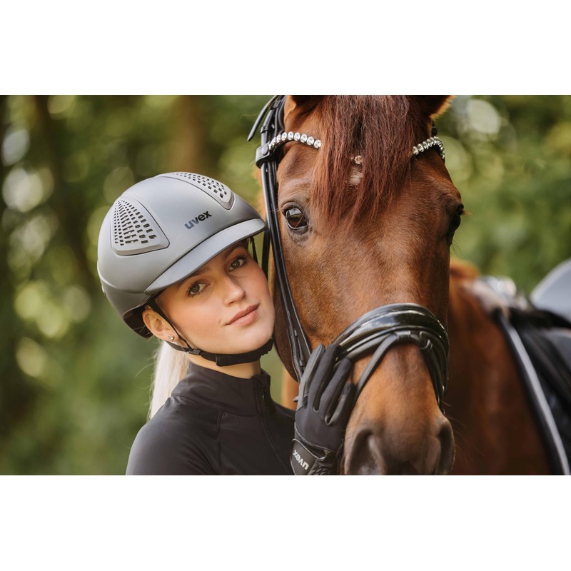 uvex exxential III Lightweight Unisex Riding Helmet - Individual Size