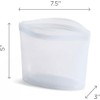 Stasher Premium Silicone Reusable Food Storage Bowl, Deep Ocean, Microwave,