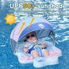 Mambobaby Float with Canopy Size Improved Non Inflatable Infant Pool