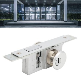 Cyrank Mortise Lock, Front Door Security Lock Storefront Door Mortise Lock, Glass Framed Central Door Lock Commercial Door Deadbolts and Cylinder Combo with 3 Keys