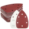 60PCS Triangular Sander Sandpaper, HYCHIKA Detail Sander Sandpaper Assorted 60/80/100/120/180/240