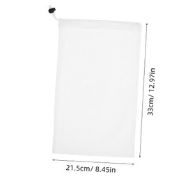 ORFOFE 2pcs Pool Vacuum Replacement Mesh Bags Fine Mesh Filter Socks for Skimmer Baskets for Above Ground Ground Pools Aquariums Ponds Multi Functional Efficient Debris Filtration