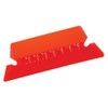 Pendaflex Flexible Hanging File Folder Tabs, 2" Wide, Red, Angled