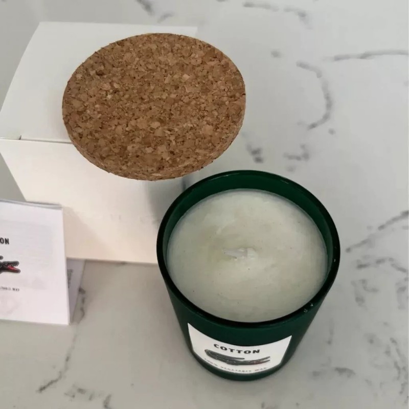 Lacoste Pure Cotton 100% Vegetable Wax Candle New in Box