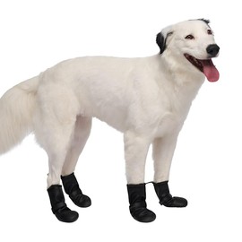 Canada Pooch Waterproof Boots - Dog Boots & Paw Protectors with Anti Slip Rubber | Easy On Waterproof Boots for Dogs with Velcro Strap, Great for Dogs