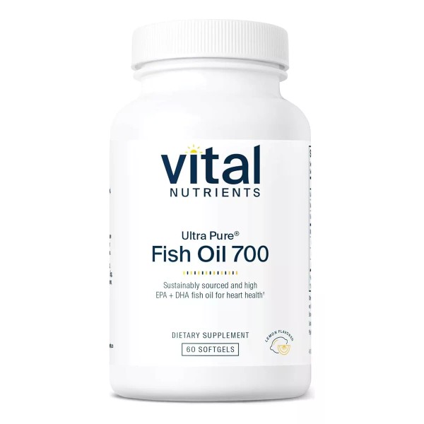 Vital Nutrients Ultra Pure Fish Oil 700 60 Softgels