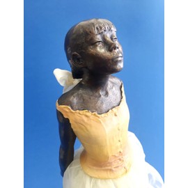 Parastone Degas Fourteen Year Old Little Dancer Ballerina with Tutu Fabric Skirt, Large 13.5H