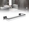 30cm Bathroom Wall Mounted Shelf Space Aluminum Acrylic Towel Rack