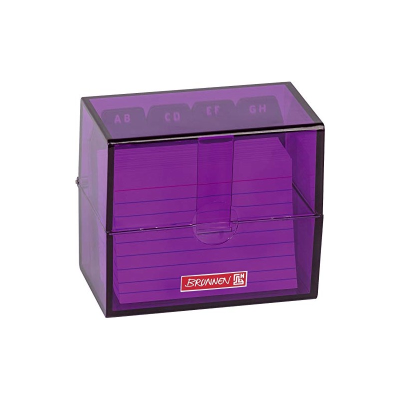 BRUNNEN Colour Code 102058060 Index Box Dimensions 8.5 x 7.5