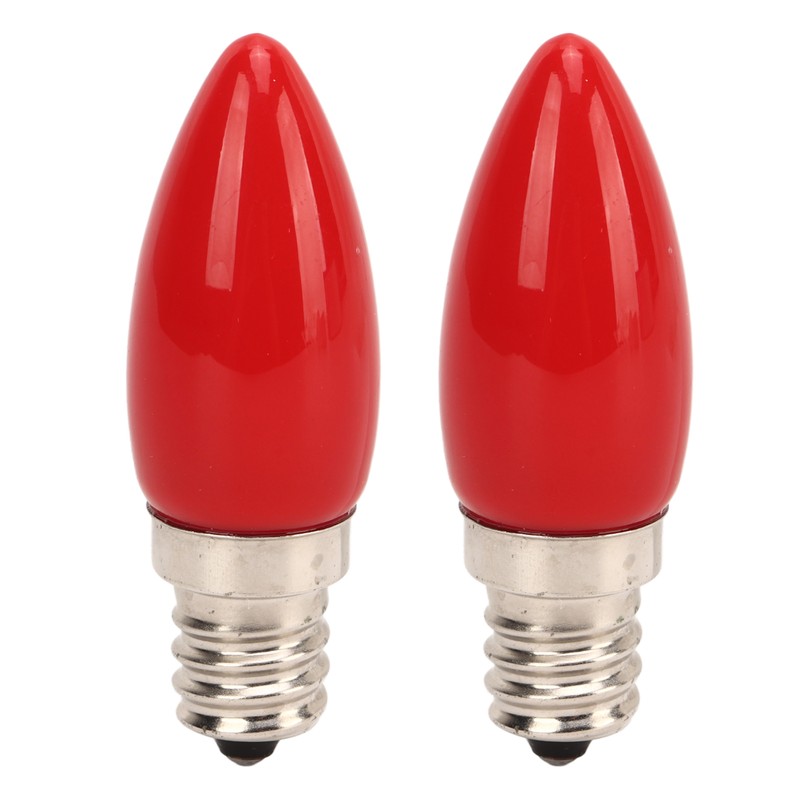 2PCS E12 4LEDS SMD2835 Candelabra Bulb 220V 1.5W Glass Chandelier