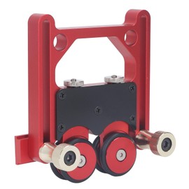 Disposable Bearing Roller Spring Boards for Table Saws, Router Tables and Band Saws, Table Saw Guide Made of Aluminium Alloy, Woodworking Spring Loc Board Press Feed Guide