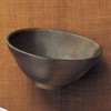 Japanese Pottery S38079300 Rice Bowl, Brown, 6.8 fl oz (200