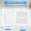 Baquler 1 Pcs Exhaust Bathroom Fan Cover 9.6 x 9.6''