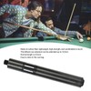 Billiards Pool Cue Extension Carbon Fiber Telescopic Pool Cue Extender