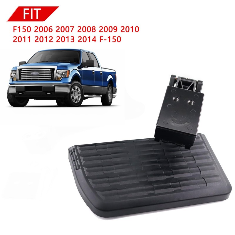 QHHR 75302-01A Rear Bed Step Retractable Bumper Step for Ford