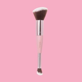 Brocha Dual Perfecting Bronzer Brush Beauty Creations Orig Color Rosa