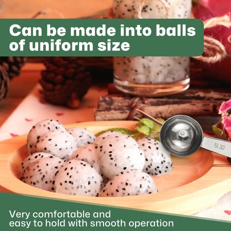 7Pcs Stainless Steel Melon Baller Scoop Set, Baller Scoop with