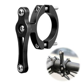 1 Pcs Bicycle Water Bottle Cage Handlebar, Water Bottle Cage Clamp Mount, Aluminum Bike Water Bottle Holder, Bike Bottle Holder, Sports Bike Water Bottle Cage, for Road Bikes Mountain Bikes