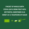 WHOLE EARTH Stevia & Monk Fruit Plant-based Sweetener, 400 Count