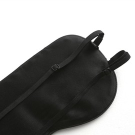 Tim & Tina Tim & Tina 100% Natural Silk Sleep Mask Soft Comfortable Smooth Eye Mask with Adjustable Strap Blindfold for Women Men Black - Two Straps