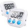 Kitchen Timer,2 Piece Multi-Function Electronic Timer,H HOME-MART Magnetic Digital Timers