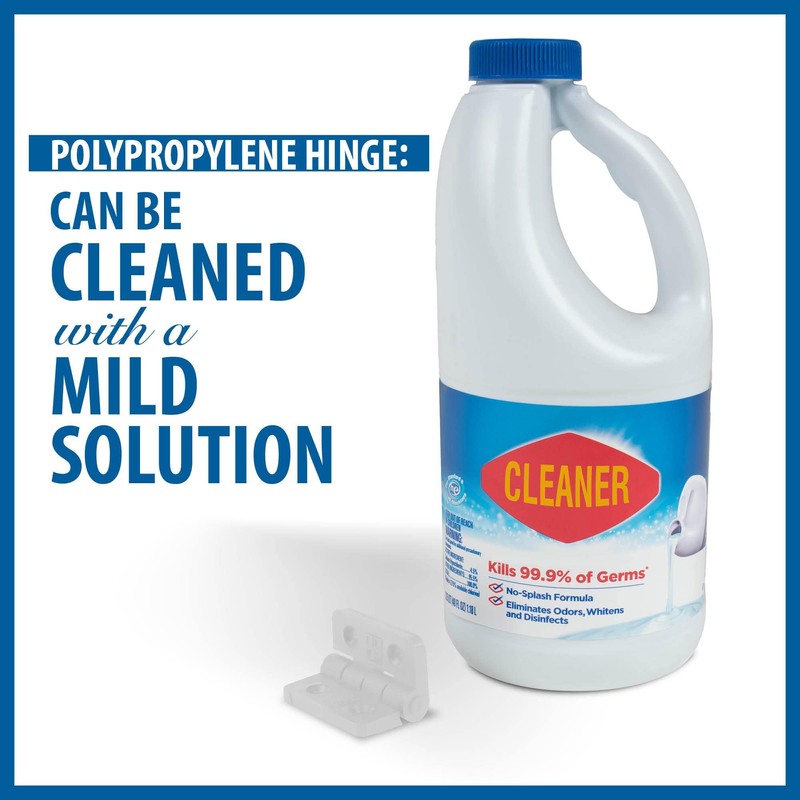 Outwater Plastics: 2'' x 2'' Polypropylene Butt Hinge | White