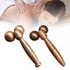 Wood Massage Roller Wooden Manual Body Back Massage Ball Stick