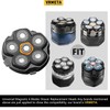 6 Blade Magnetic Replacement Shaving Heads for Bald Men Compatible