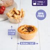 MATANA 40 Small Clear Hard Plastic Bowls (150ml) - Mini