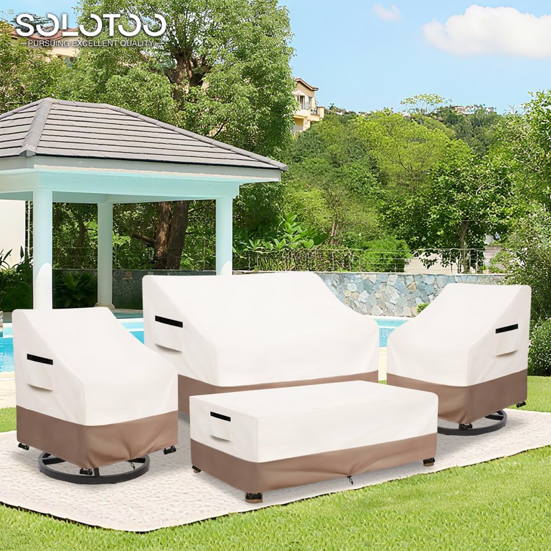 Patio Furniture Covers Waterproof 4 Piece, Extra Small