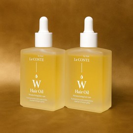 Le Conte W Hair Oil Curl Clinic Protein Premium Argan Ceramide Moisture Hair Essence 50ml (2 types) / 르꽁뜨 W 헤어오일 컬 클리닉 단백질 프리미엄 아르간 세라마이드 수분 헤어에센스 50ml 2종