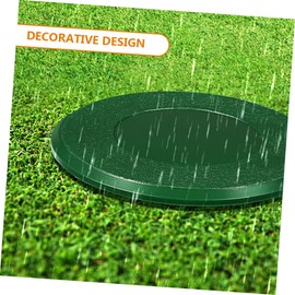 SUPVOX Golf Hole Cup Cover Portable Putting Cup for Training Prevents Debris Design for Golf Practice Areas Natural Color Turf