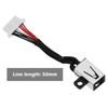 VGOL 2Pcs DC Power Jack Dock Connector Flex Cable Compatible