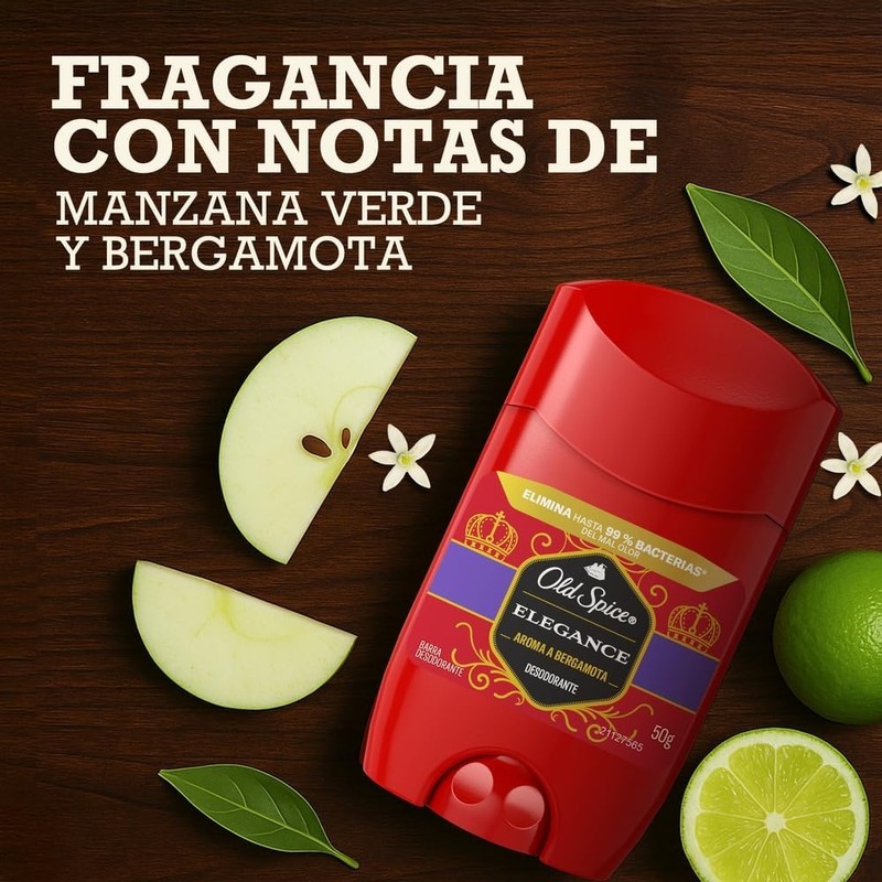 Desodorante en barra Old Spice Elegance 50 g – Protección