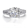 2CT Popular Engagement Ring Sterling Silver NSCD Simulate Diamond for