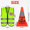 Giftota Original 50th Birthday Gift 2pcs, Safety Cone and Vest