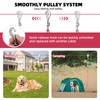 PAWCHIE Heavy Duty Dog Tie Out Trolley System, Dog Run