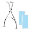 Tape in Hair Extensions Plier, Professional Stainless Steel Flat Surface