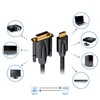 deleyCON, HDMI to DVI Cable Black